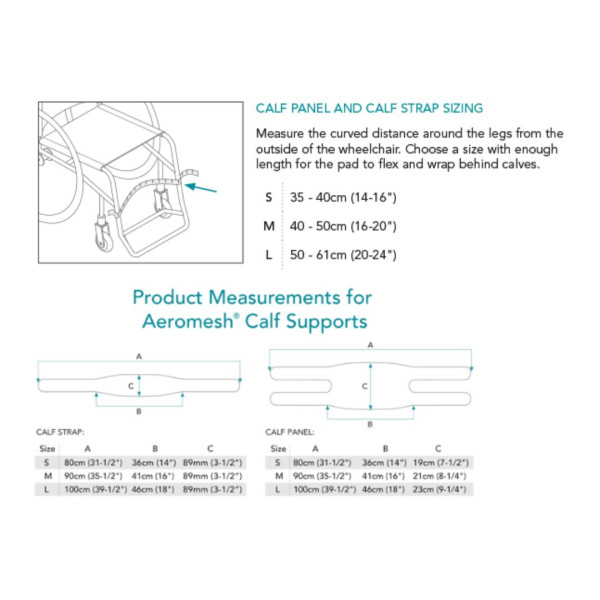 Wheelchair Accessory - Bodypoint Calf Strap Large - EQ7383